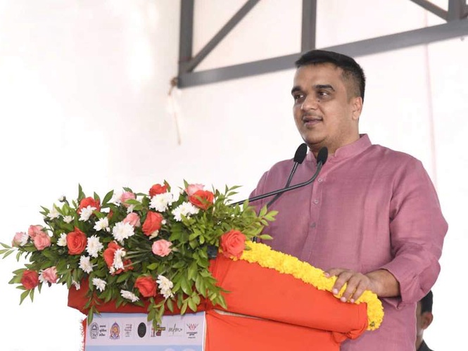 Image from: Harsh Sanghavi hails 'Shala Praveshotsav' initiative, says "it provides equal opportunities to underprivileged children"