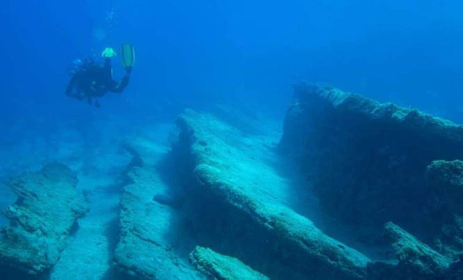 Image from: Divers Found a 1,000-Year-Old City Beneath a Lake, A Massive Earthquake May Have Erased It Overnight
