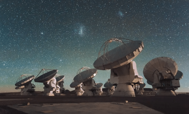 Image from: ALMA Reveals Nine Infant Stars Growing Together In A Single Giant Stellar Family