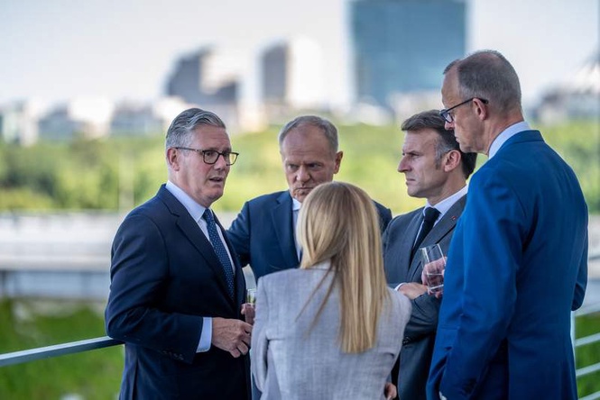 Image from: Europe's Big Five meet in Berlin to coordinate ahead of NATO summit