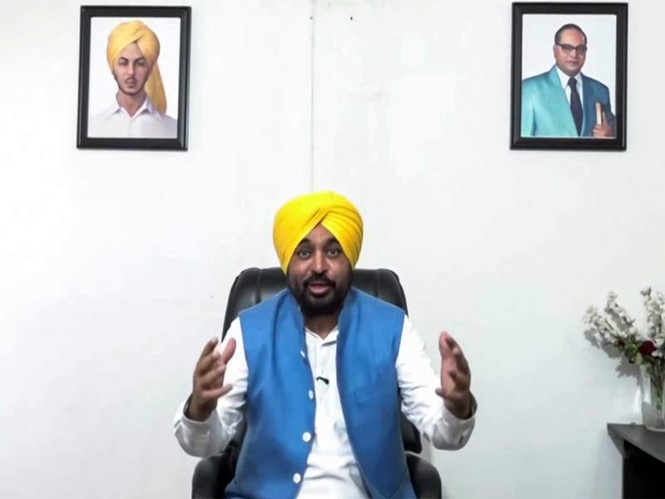 Image from: Punjab CM Bhagwant Mann alleges conspiracy over viral video row; BJP, Congress demand his resignation