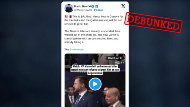 Image from: Was JD Vance snubbed by Qatar's prime minister?