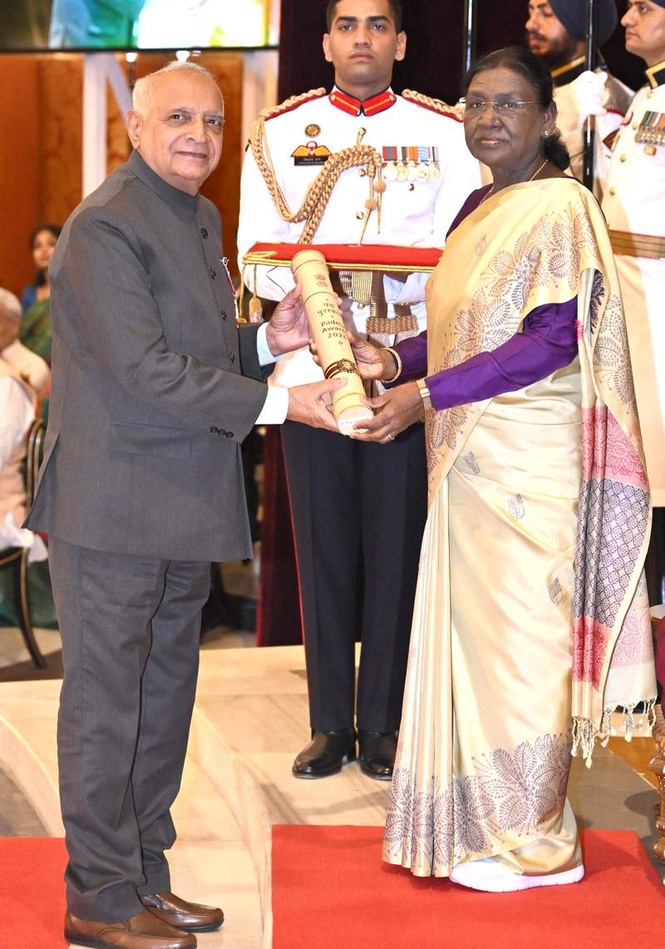Image from: Bilaspur scientist conferred with Padma Shri