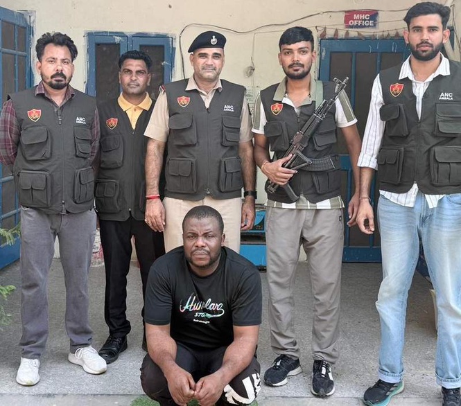 Image from: Ambala police seizes drugs worth Rs 30 lakh, Nigerian national held