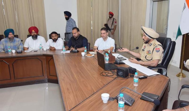 Image from: Police review progress in fight against drug abuse in Amritsar