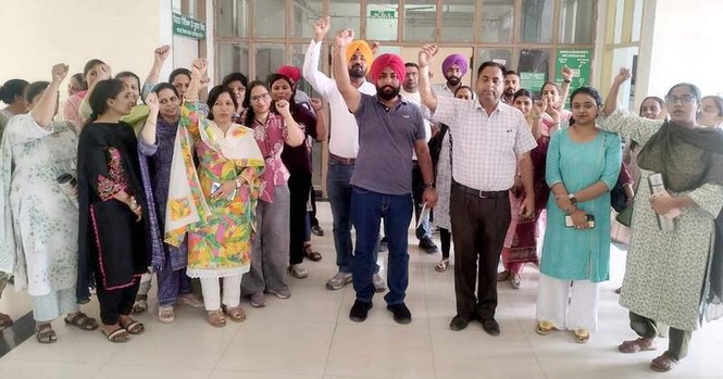 Image from: NHM employees to boycott Pulse Polio Programme amid agitation against Punjab Government