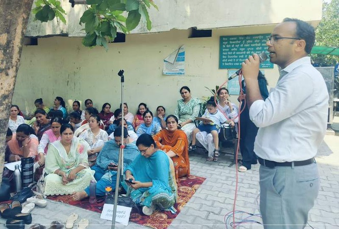 Image from: Healthcare paralysed as officers continue strike in Ludhiana