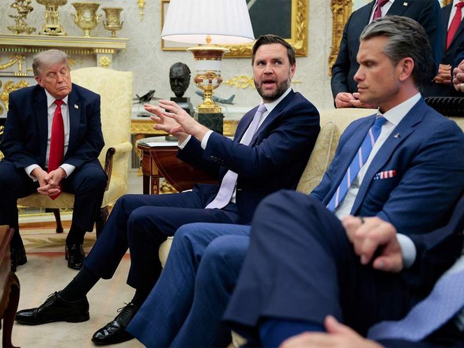 Image from: US may never solve who was behind attack on Iranian school, says Trump