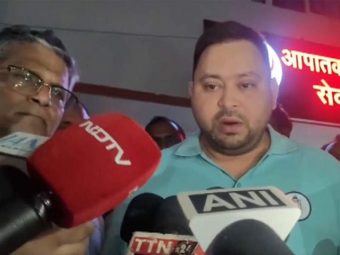 Image from: "Ensure justice for the innocent..." Tejashwi Yadav on alleged encounter of Bharat Bhushan Tiwari