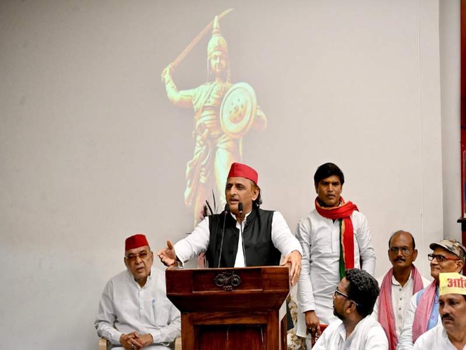 Image from: Akhilesh Yadav questions Lucknow Development Authority on Aliganj fire tragedy