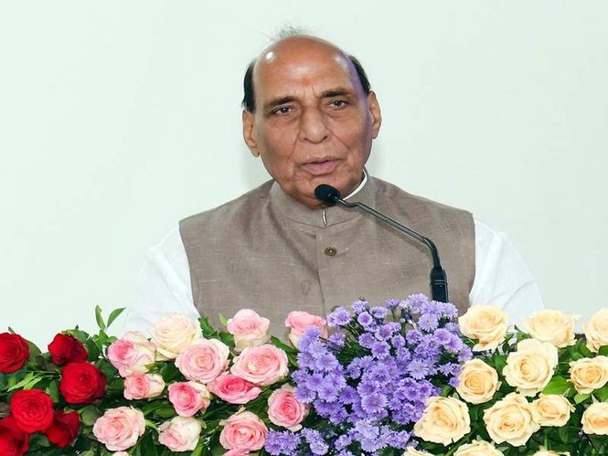 Image from: "One of darkest chapters": Rajnath Singh observes Emergency anniversary as day to reaffirm commitment to democracy