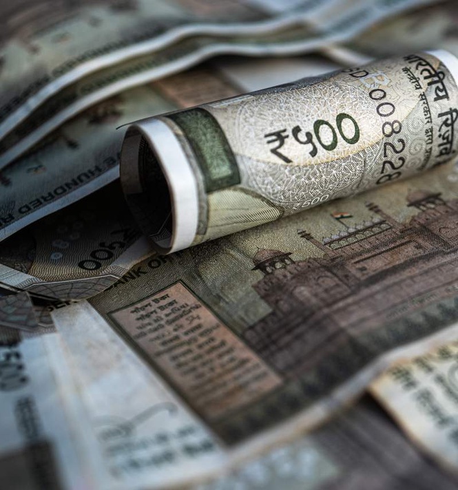 Image from: Rupee rises 31 paise to 94.24 against US dollar