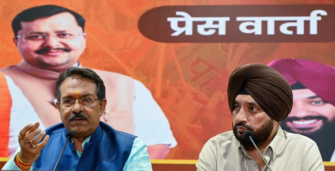 Image from: BJP demands Punjab CM Mann’s resignation over controversial video row