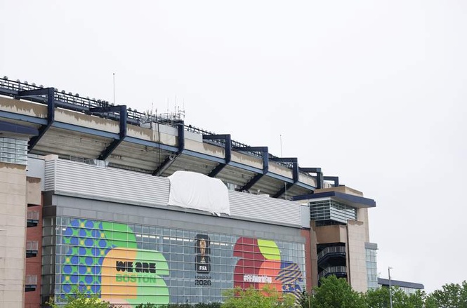 Image from: Influencer finds the ‘worst seats in the history of sports’ at World Cup quarter-final stadium