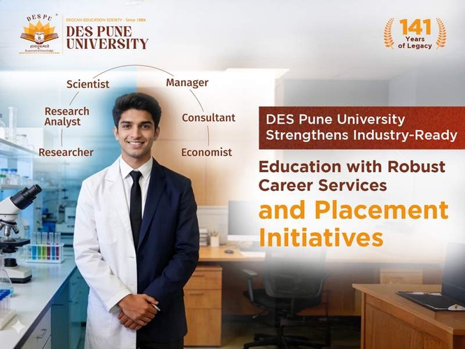 Image from: DES Pune University Strengthens Industry-Ready Education with Robust Career Services and Placement Initiatives