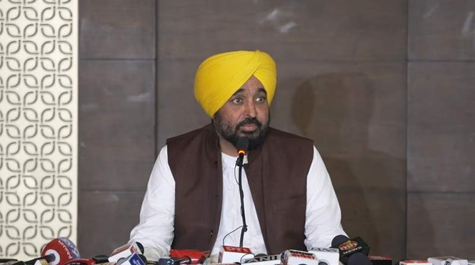 Image from: ’Prosthetic mask, sunglasses used to hide actor’s identity’: Punjab CM Mann on sacrilege video