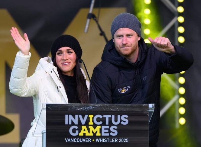 Image from: Meghan Markle slammed for 'exploiting charity event' as OneOff sell Invictus Games outfits
