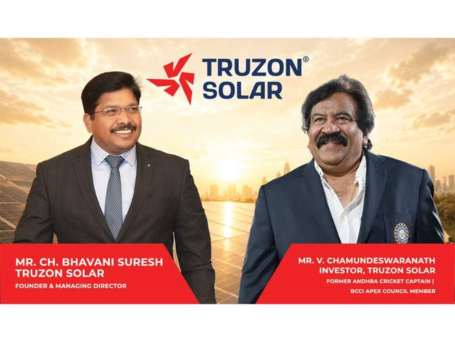 Image from: BCCI Apex Council Member V. Chamundeswaranath Invests in Truzon Solar