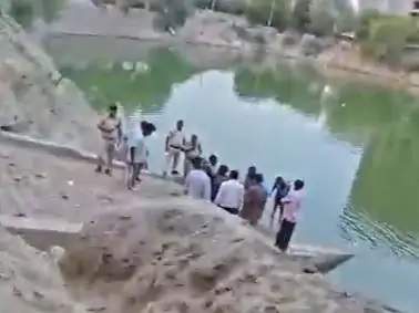 Image from: 2 men drown while bathing in pond in Gurugram village