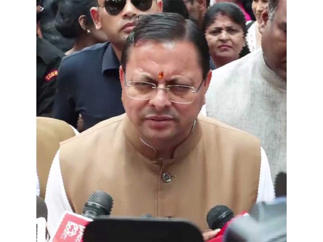 Image from: Uttarakhand CM honours "democracy warriors" on Samvidhan Hatya Diwas, calls Emergency a "dark chapter"