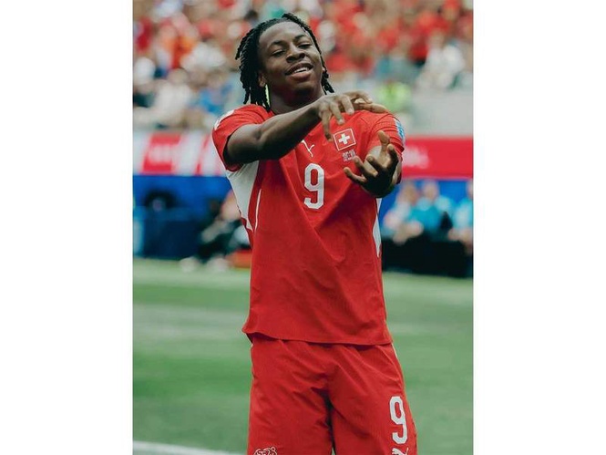 Image from: FIFA World Cup: Rising Swiss star Manzambi joins Mbappe, Mueller in elite list after win over Canada