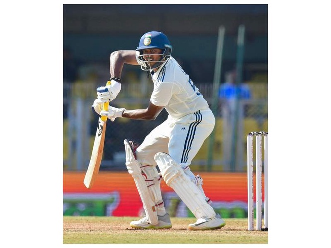 Image from: Sai Sudharsan's ton lights up day one of India A vs Sri Lanka A 1st unofficial Test