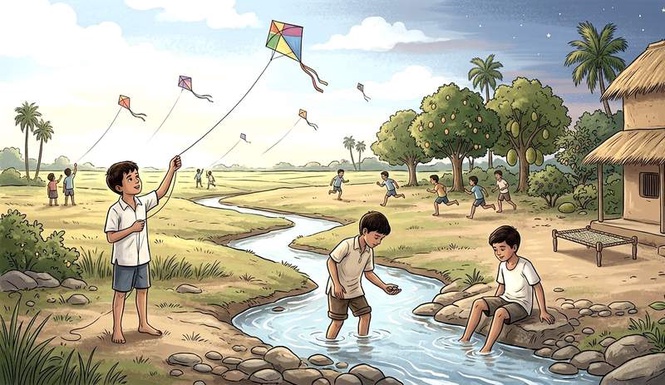 Image from: Childhood joys of summer vacations