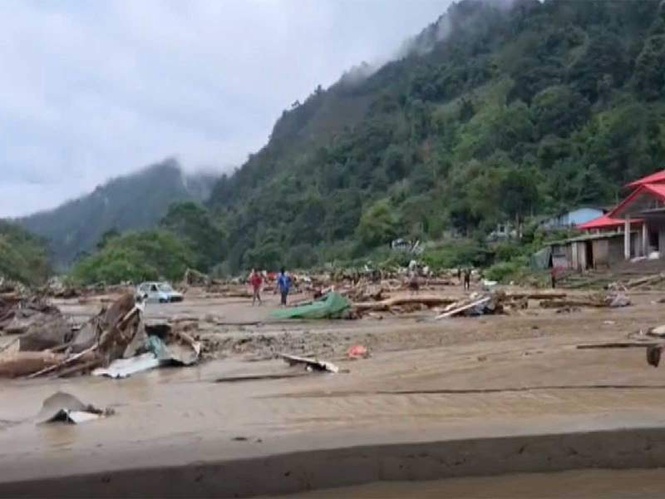 Image from: Massive landslides in Keyi Panyor disrupt connectivity on Kimin-Yachuli route