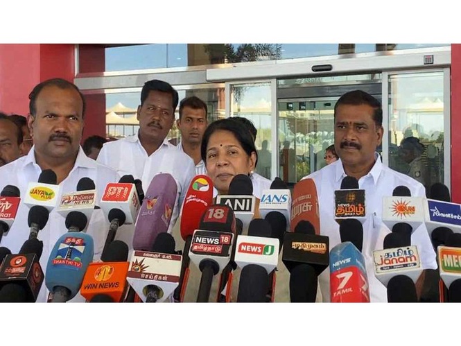 Image from: Kanimozhi says Assembly should not become a platform for personal vendetta, calls for constructive debates
