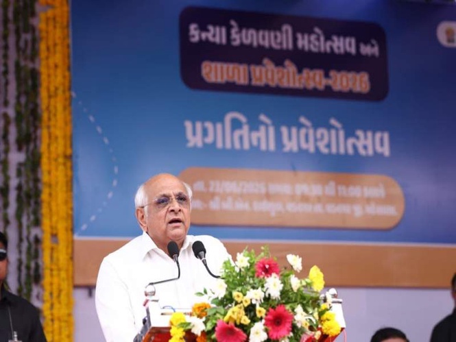 Image from: Over 16.35 lakh students enrolled across Gujarat during three-day Kanya Kelavani Mahotsav and School Enrollment Drive 2026