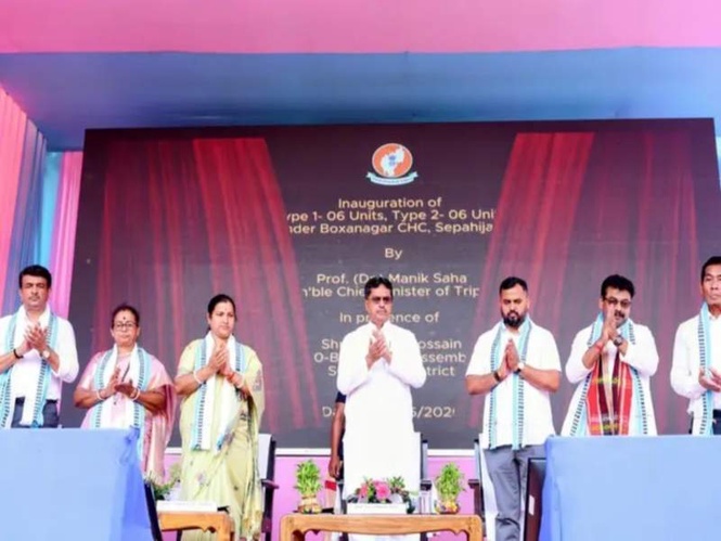 Image from: Tripura: CM Manik Saha inaugurates key health projects in Sepahijala District