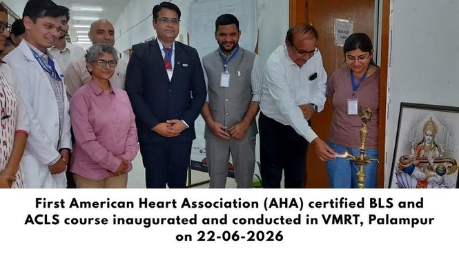 Image from: AIIMS -Jodhpur leads AHA-certified life-support training at VMI-Palampur