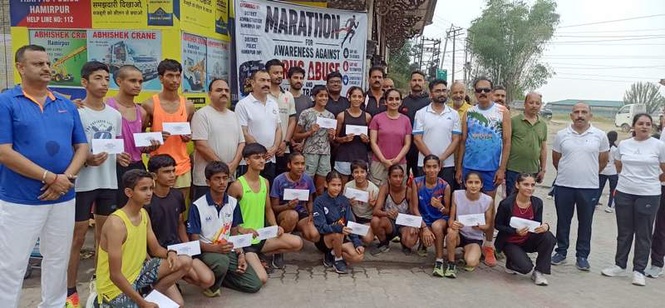 Image from: Run for drug-free society in Hamirpur