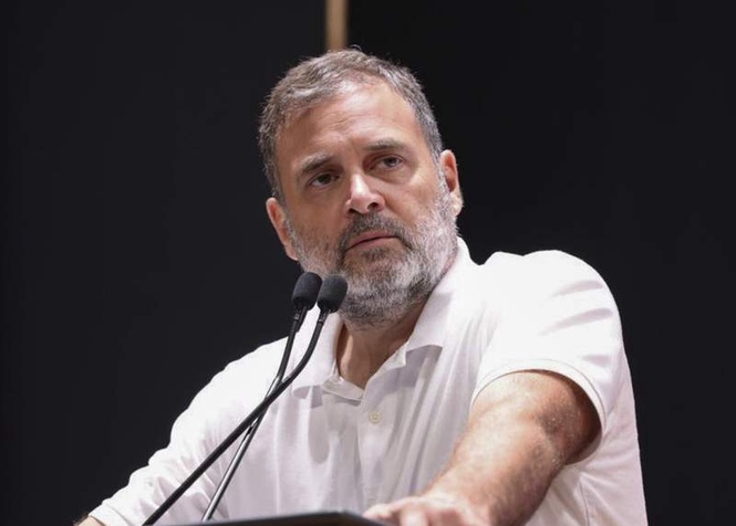Image from: Apologise, quit: Rahul targets Pradhan over paper leaks, ‘terrorist’ remarks