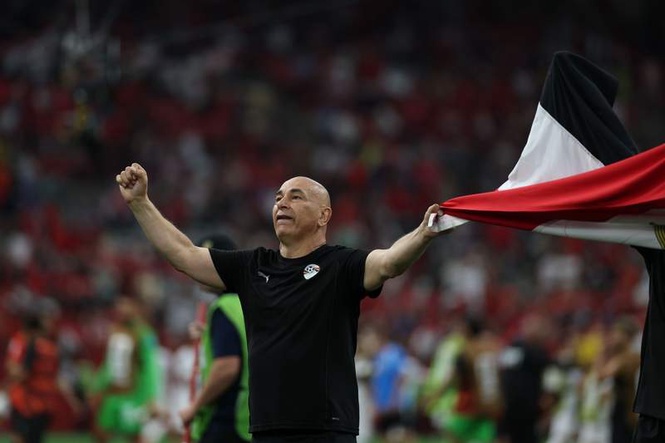Image from: Egypt coach 'concerned with football' amid Pride Match debate