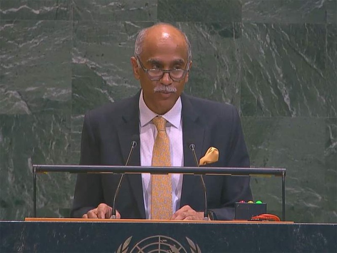 Image from: "Peacebuilding must be demand-driven & anchored in national ownership": Ambassador Harish Parvathaneni at UN
