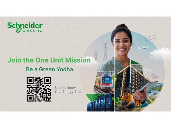 Image from: Schneider Electric Green Yodha ’One Unit Mission’ Crosses 250,000+ Milestone