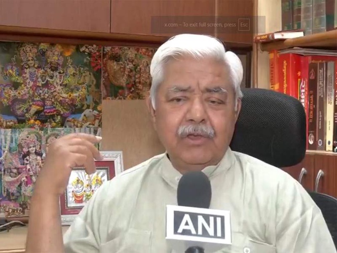 Image from: VHP International President Alok Kumar expresses satisfaction over SIT probe into Ram Mandir donation case