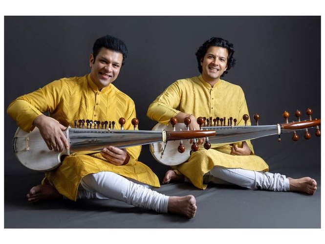 Image from: Amaan Ali Bangash and Ayaan Ali Bangash Present Sarod Renditions of Timeless Sai Baba Aarti