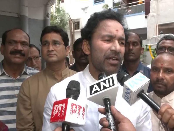 Image from: 'Aligned with Majlis party': Union Min Kishan Reddy hits out at Congress, BRS for opposing SIR in Telangana