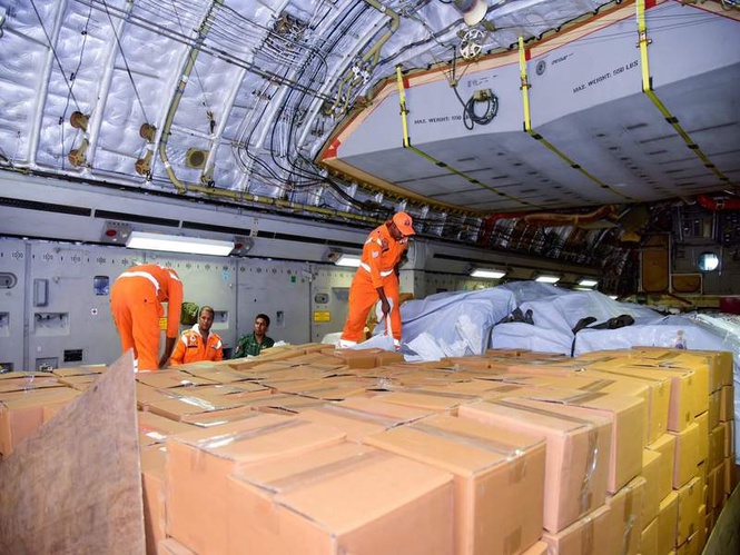 Image from: "Operation Amistad underway!": India dispatches relief, medical aid to earthquake-hit Venezuela