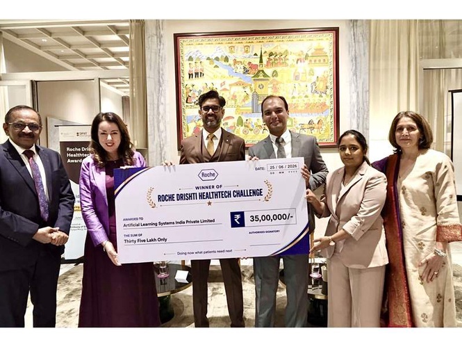 Image from: Artelus wins Roche Drishti HealthTech Challenge