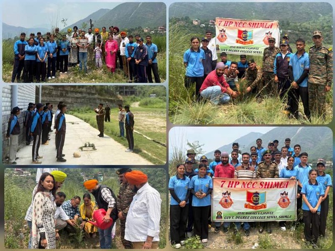 Image from: Himachal Pradesh: Dogra battalion Eco Territorial Army personnel and NCC cadets plant 3,500 saplings