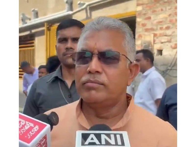 Image from: TMC govt didn't even form single NDRF team in 15 years: Dilip Ghosh on Taratala incident
