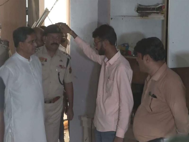 Image from: Tripura CM Manik Saha visits Ramnagar apartment after pipeline gas blast, reviews situation