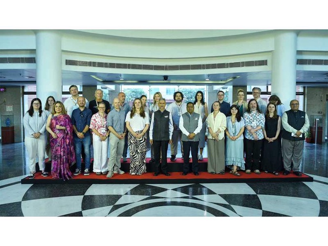 Image from: Profound transformations, current state of flux, growing convergences: Jaishankar highlights India's global role in meeting with European journalists