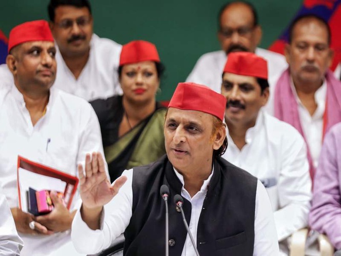 Image from: "BJP gang won't escape God's audit": Akhilesh Yadav trains guns on Ram Mandir donation row