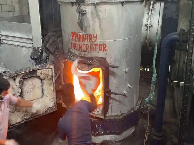 Image from: Himachal police destroys narcotics worth Rs 4.25 crore in 'Suraksha bio-sanitiser' plant in Kangra