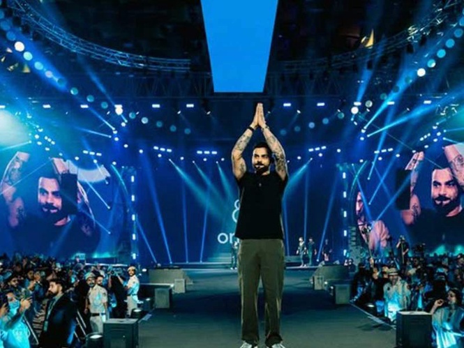 Image from: "Audacious ambition turned into reality": Virat Kohli thanks fans for showing up at One8 event in Delhi