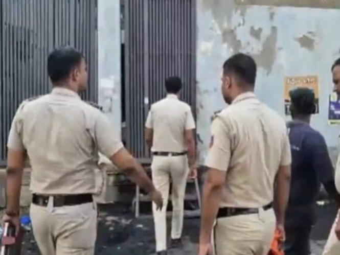Image from: Three workers die while cleaning septic tank at factory in Delhi's Mundka
